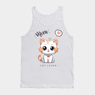 kawaii cute cat Tank Top